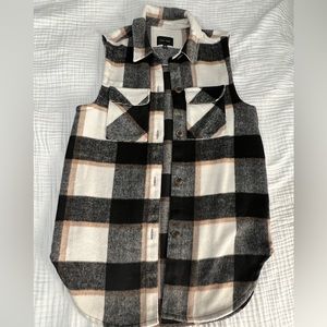 Love tree button up vest